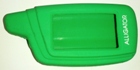 Чехол силиконовый на брелок Alligator S-800/825/850/875 / 400/450/475/500/550/575 зелёный
