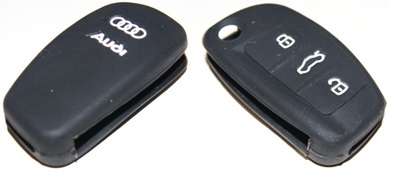 Силиконовый чехол на выкидной ключ Audi 3 кнопки