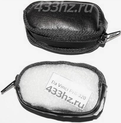 Чехол на брелок Davinci DHI-320 на молнии кожаный