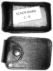 Чехол брелка Scher-Khan Magicar C/D кожаный чёрный