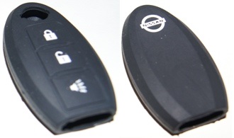 Силиконовый чехол на смарт ключ Nissan с 3-мя кнопками