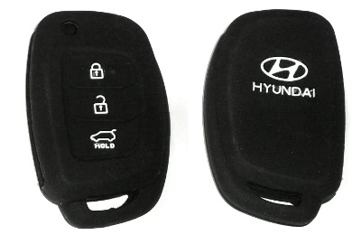 Чехол силиконовый для выкидного смарт-ключа HYUNDAI 3 кнопки, лезвие KIA7/TOY40/49