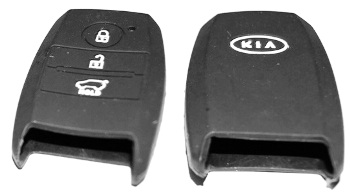 Силиконовый чехол на смарт ключ Kia 3-х кнопочный