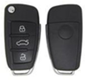 Корпус ключа Audi штатного 3-х кнопочного брелка
