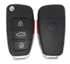 Корпус ключа Audi штатного 4-х кнопочного брелка
