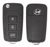 Корпус ключа Hyundai Sonata штатного 3-х кнопочного брелка