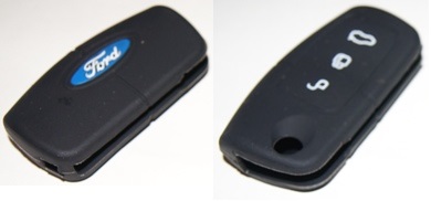 Силиконовый чехол на выкидной ключ Ford 3-х кн.