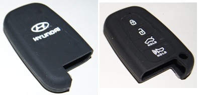 Силиконовый чехол на смарт ключ Hyundai брелок с 4-мя кнопками