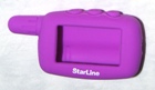 Чехол к брелку StarLine А4/A6/A8/A9/v5/24v силиконовый фиолетовый